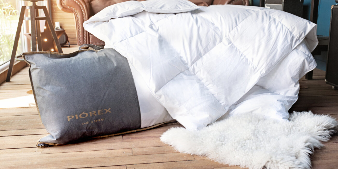 Kołdra lekka luksusowa Piórex 100% puch polski gęsi